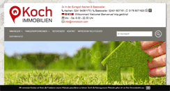Desktop Screenshot of immokoch.com