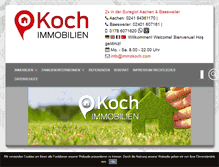 Tablet Screenshot of immokoch.com